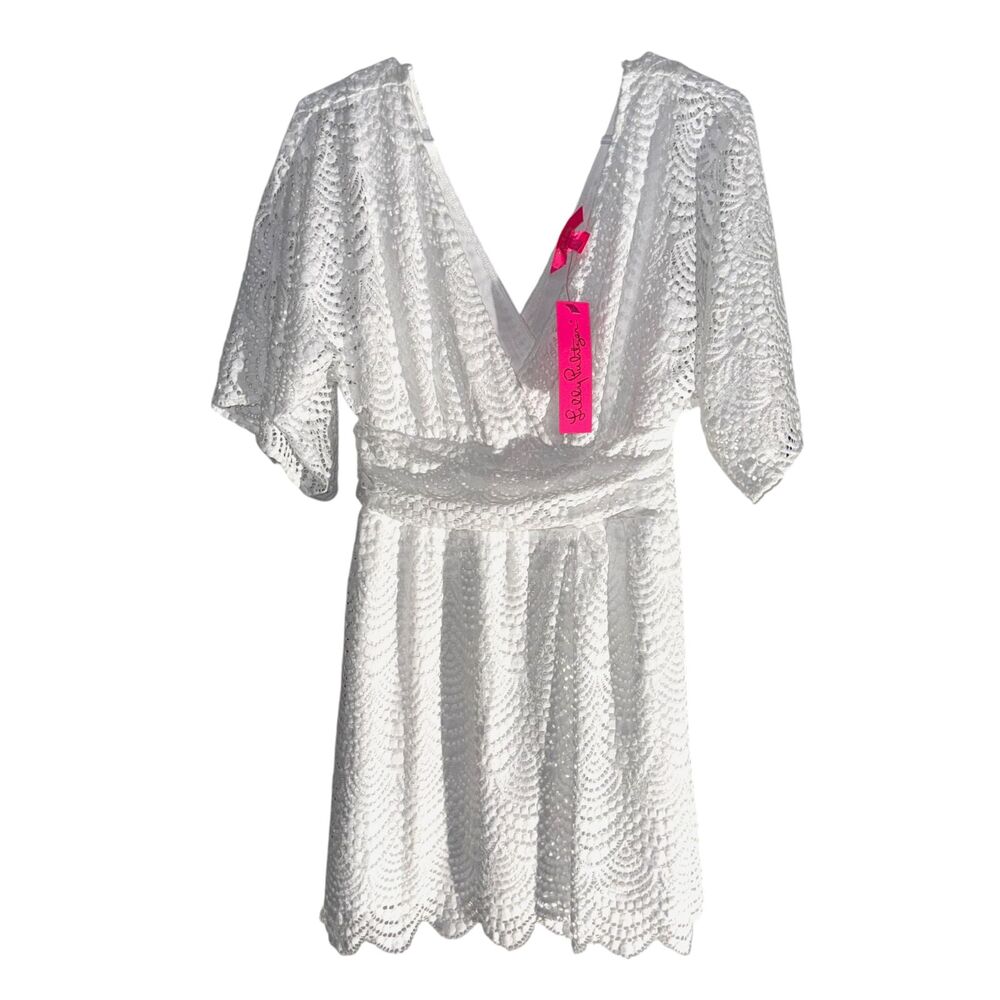 NWT Lilly Pulitzer Parigi Skort Romper Resort‎ White Size S - Picture 5 of 9